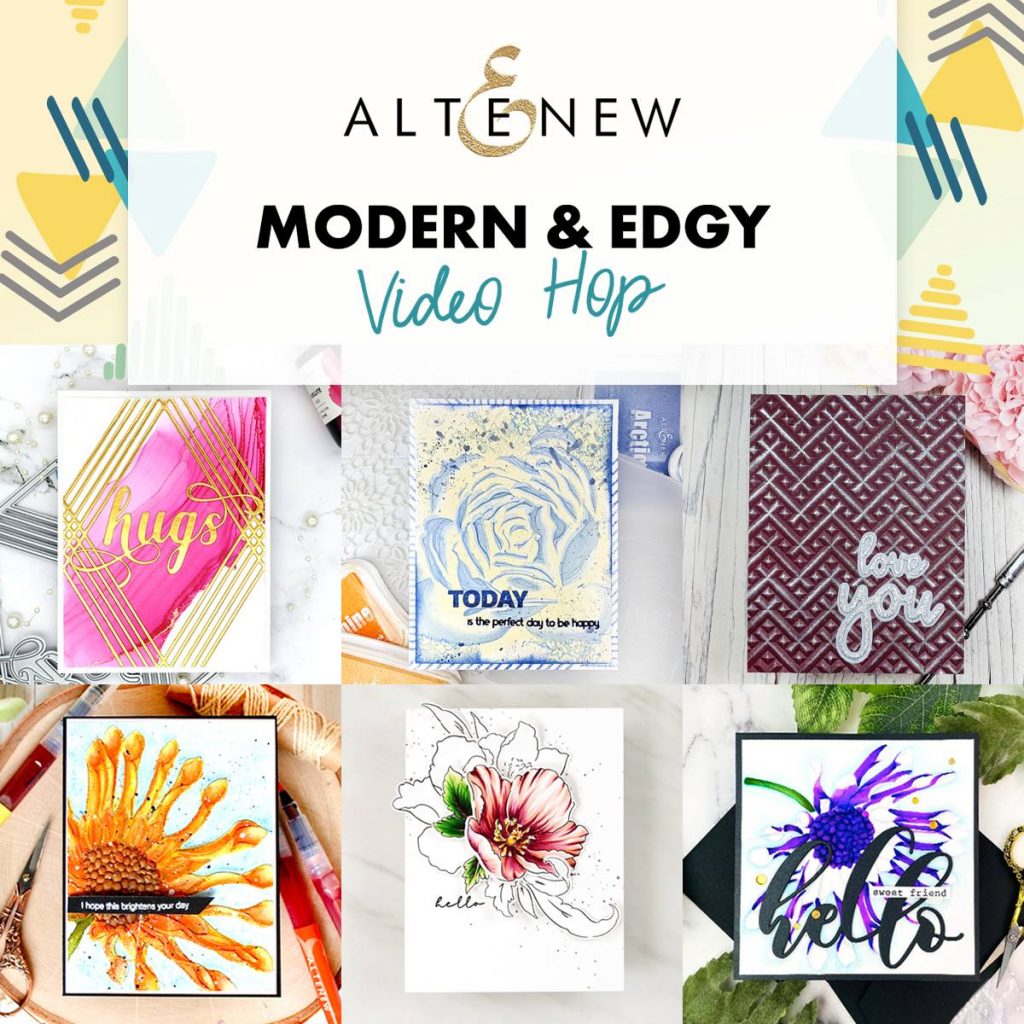 Altenew Modern & Edgy Collection Release Video Hop + Giveaway