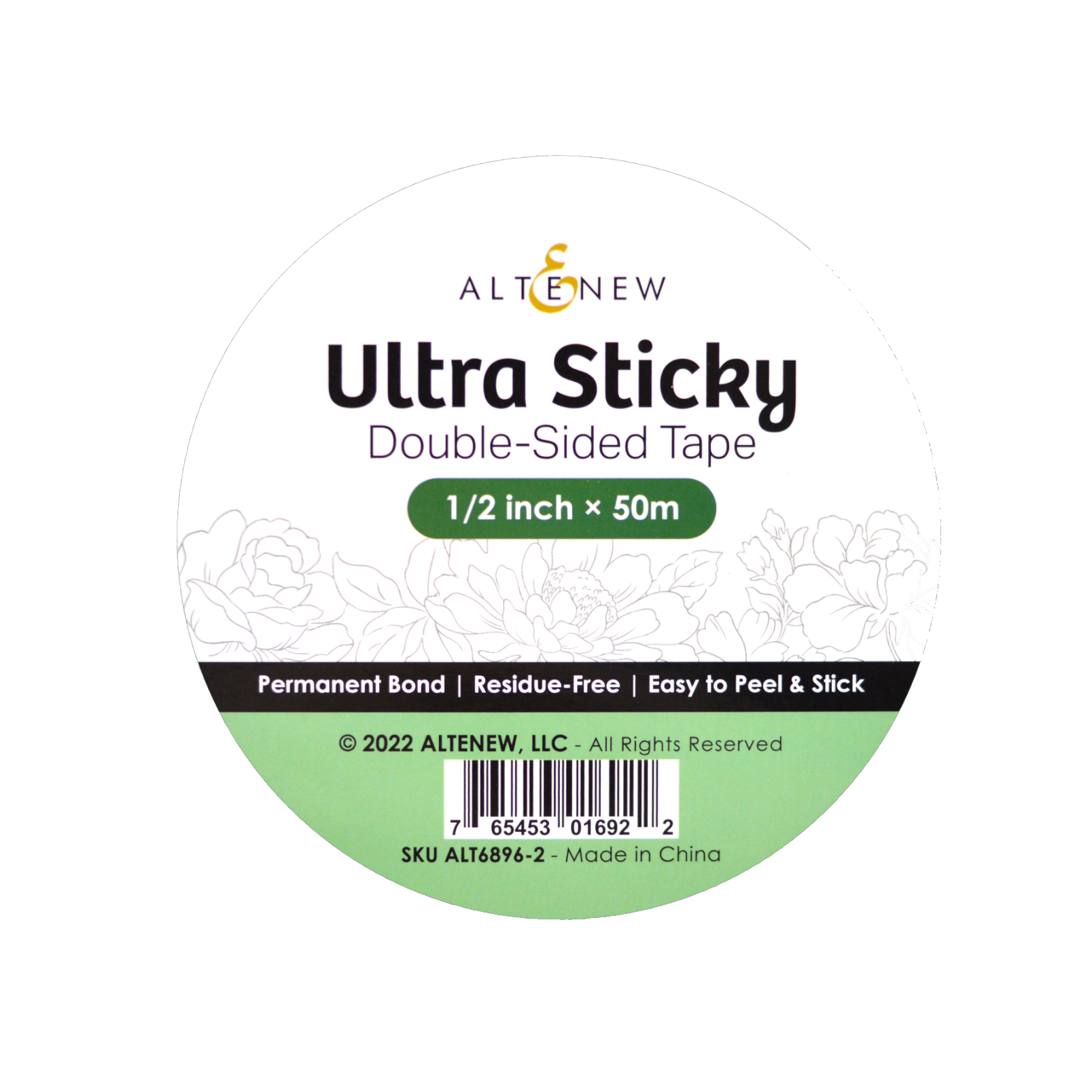 Ultra Sticky Double Sided Tape (1/2 inch × 50m)