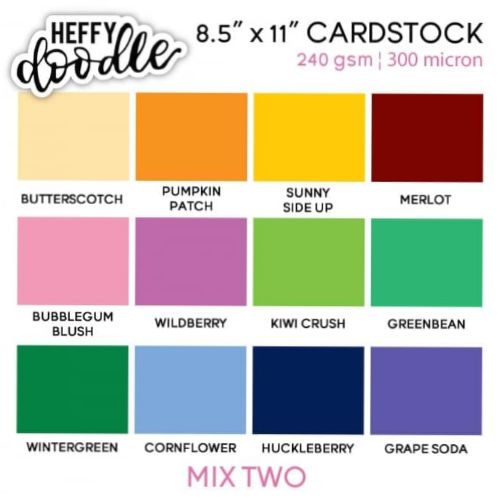 MultiPack Coloured Card - Mix 2