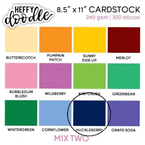 Huckleberry cardstock (5 pack)